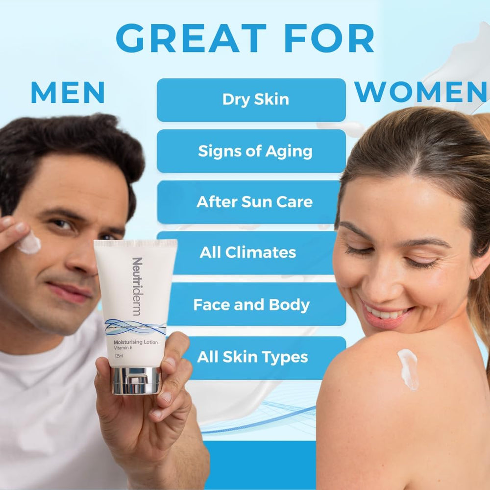 NEUTRIDERM Vitamin E may support skin elasticity and vitality