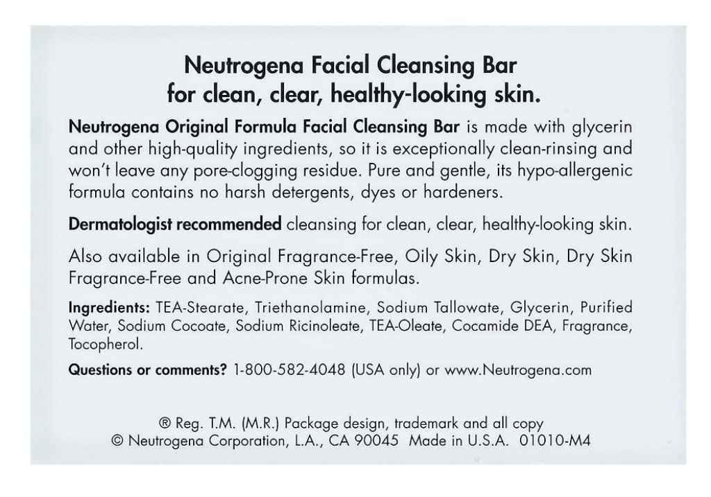 Neutrogena Bar Soap Original lather close-up highlighting glycerin-rich formula for smooth skin.