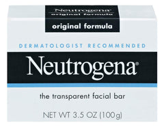 Neutrogena Bar Soap Original packaging shows six 3.5-ounce bars for everyday cleansing.