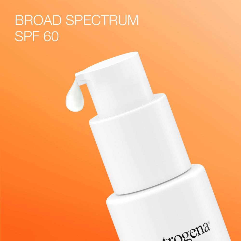 Neutrogena Clear Face Serum Sunscreen features green tea for refreshed, soft-feeling skin.