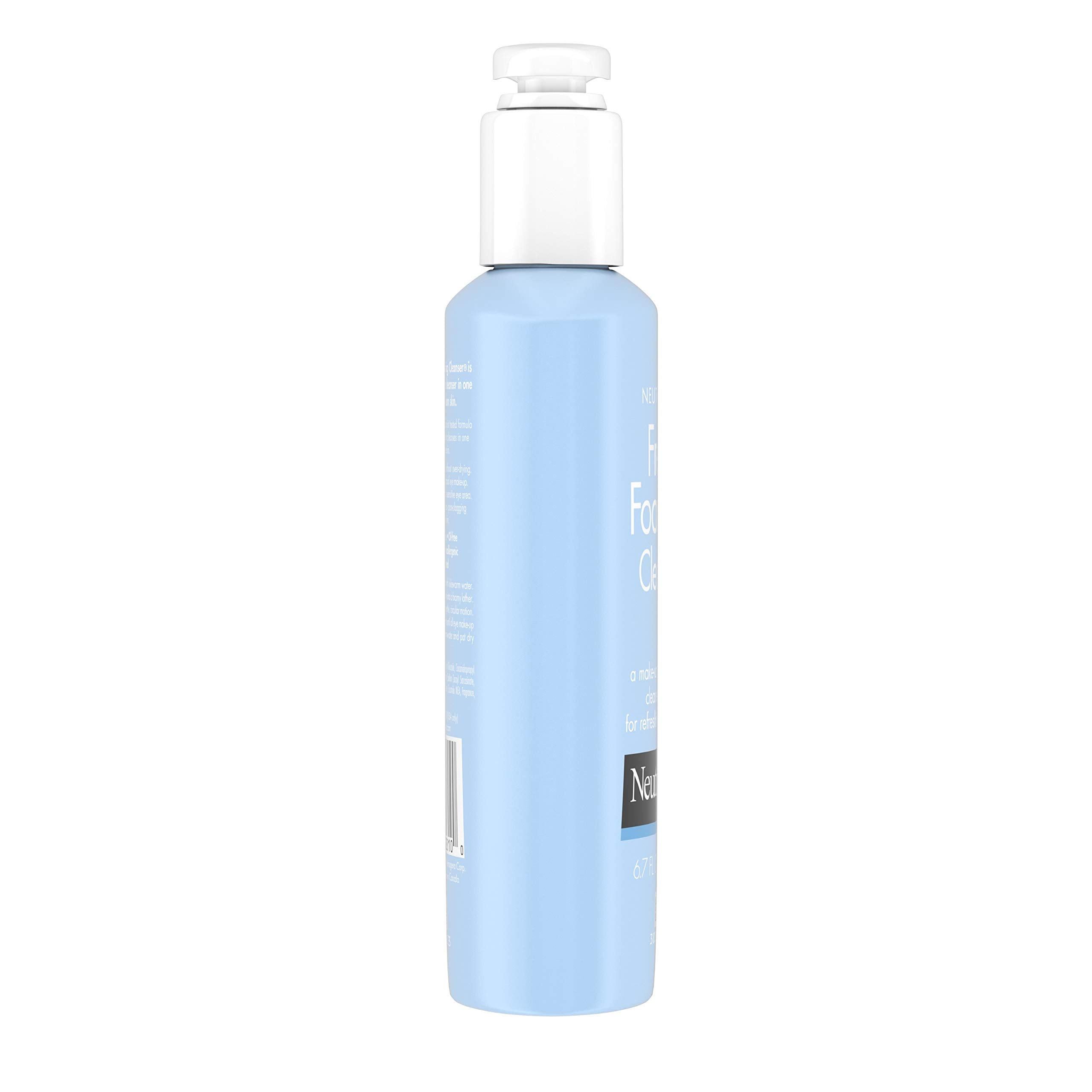 Neutrogena dermatologist-tested cleanser rinses clean with no residue