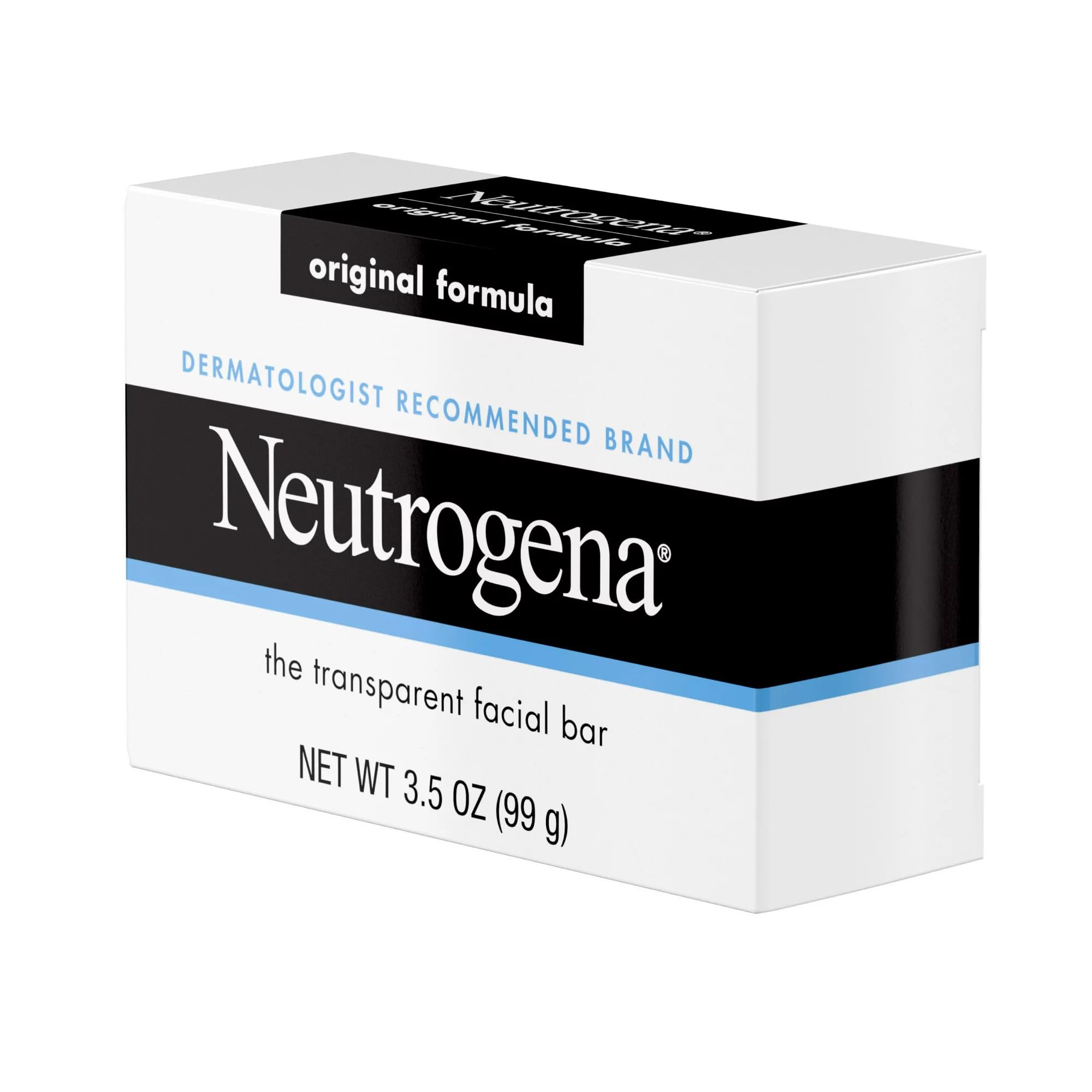 Neutrogena Facial Bar Original Formula cleans excess oil without stripping.