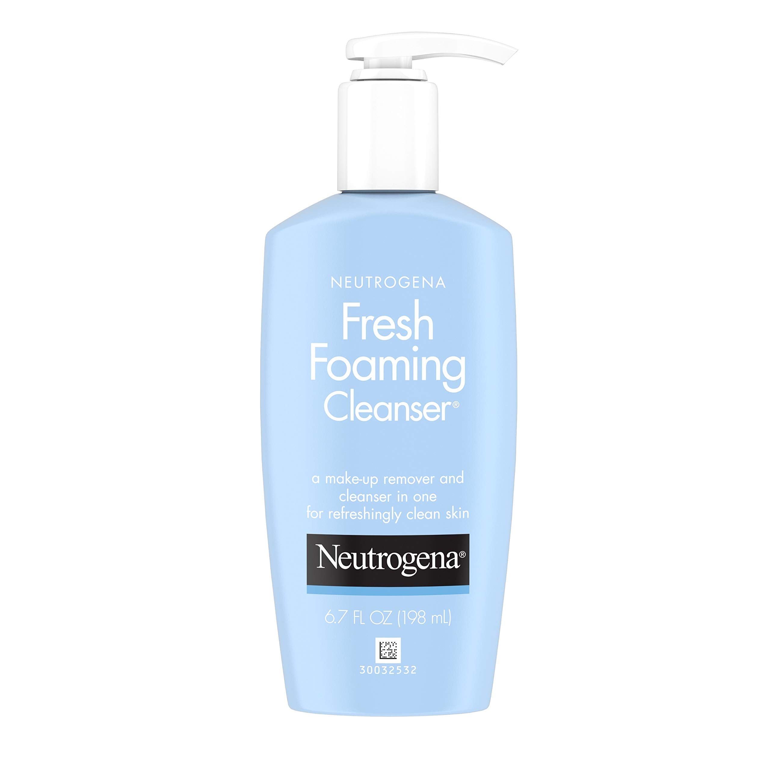 Neutrogena Fresh Foaming Daily Cleanser bottle pump for refreshingly clean skin