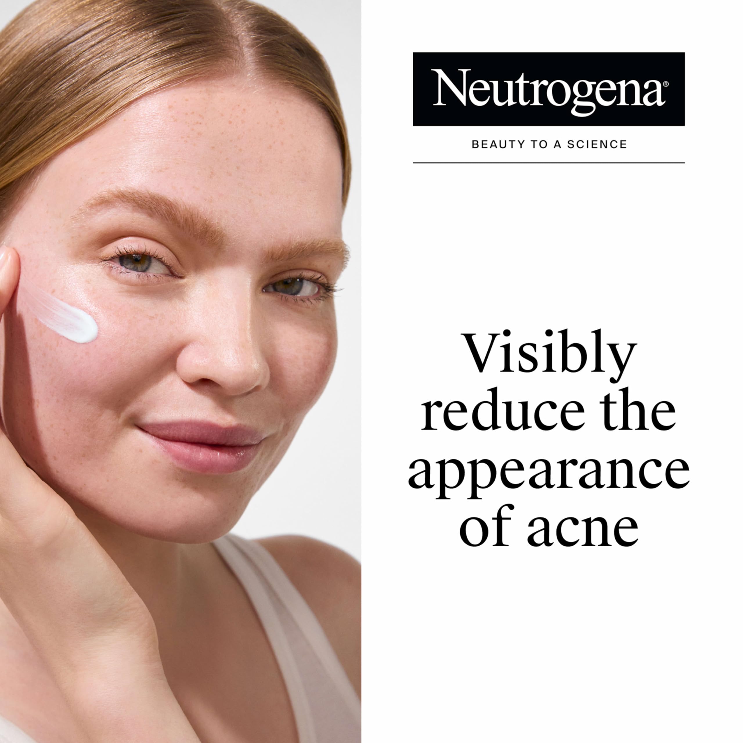 Neutrogena gel texture close-up highlighting quick absorption benefit