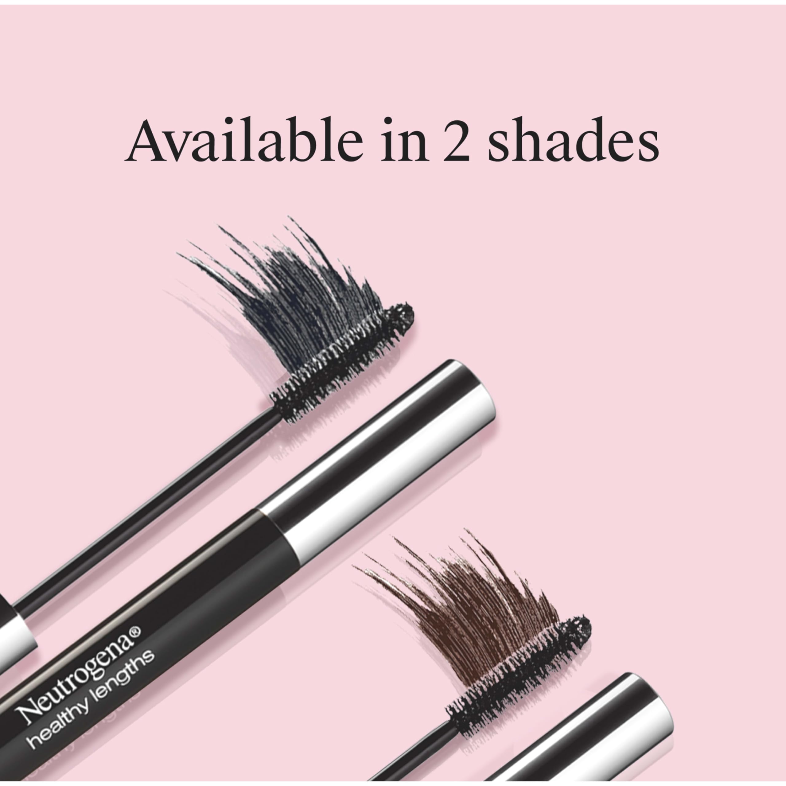 Neutrogena Healthy Lengths mascara lashes before after illustrates length enhancement