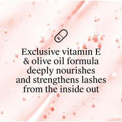 Neutrogena Healthy Lengths mascara olive oil and vitamin E swatch emphasizes lash nourishment