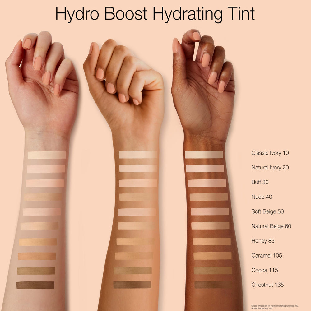 Producto con acido hialuronico, Hydro Boost, ingrediente clave para hidratación.