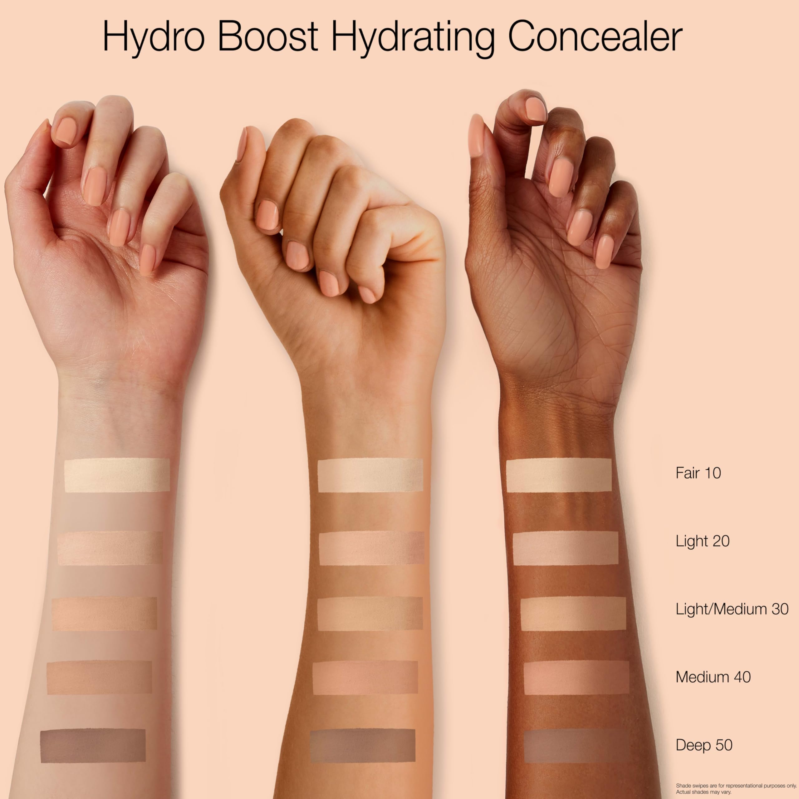 Neutrogena Hydro Boost Concealer Stick oil-free, lightweight makeup for daily wear.