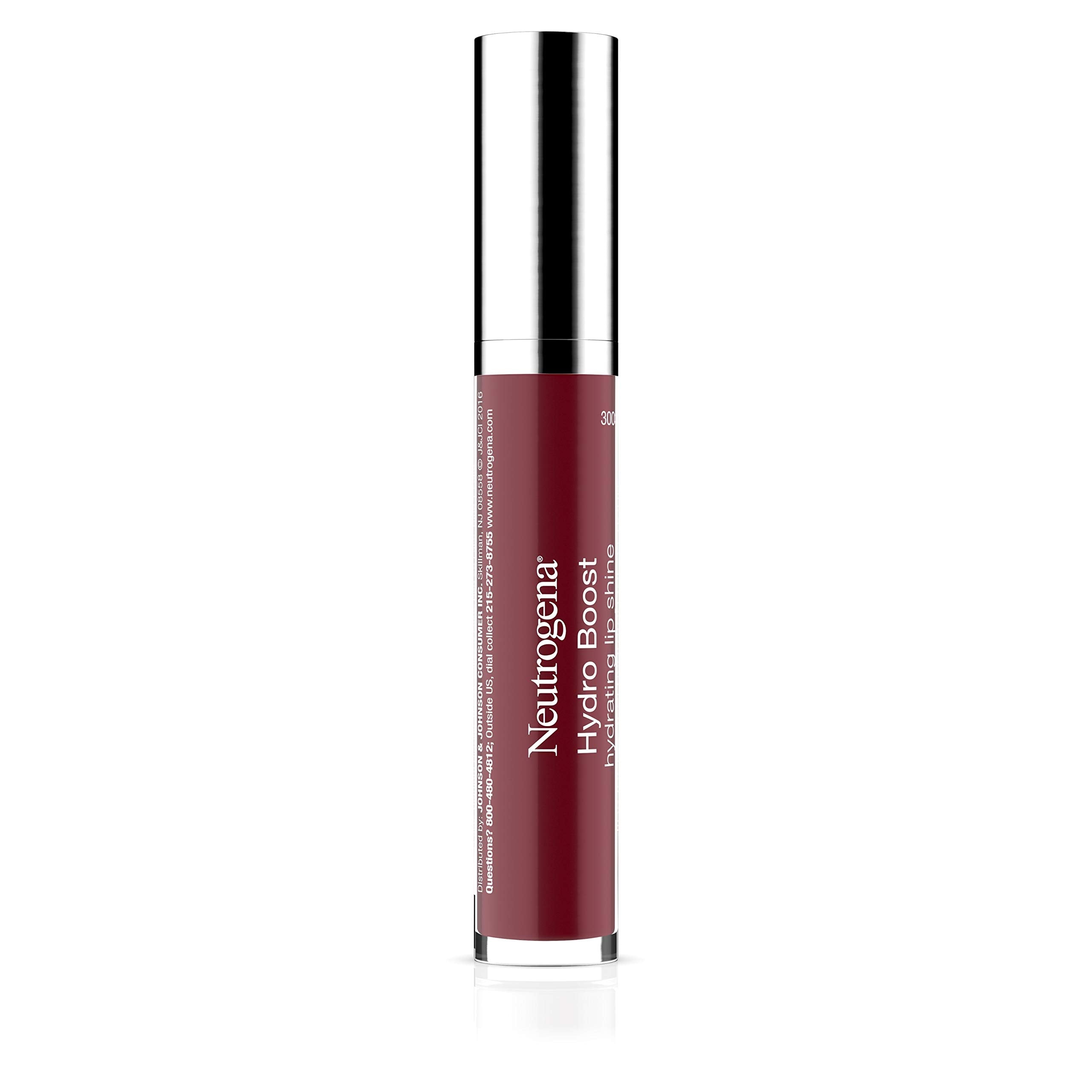 Neutrogena Hydro Boost Lip Gloss texture comparison—non-sticky feel.