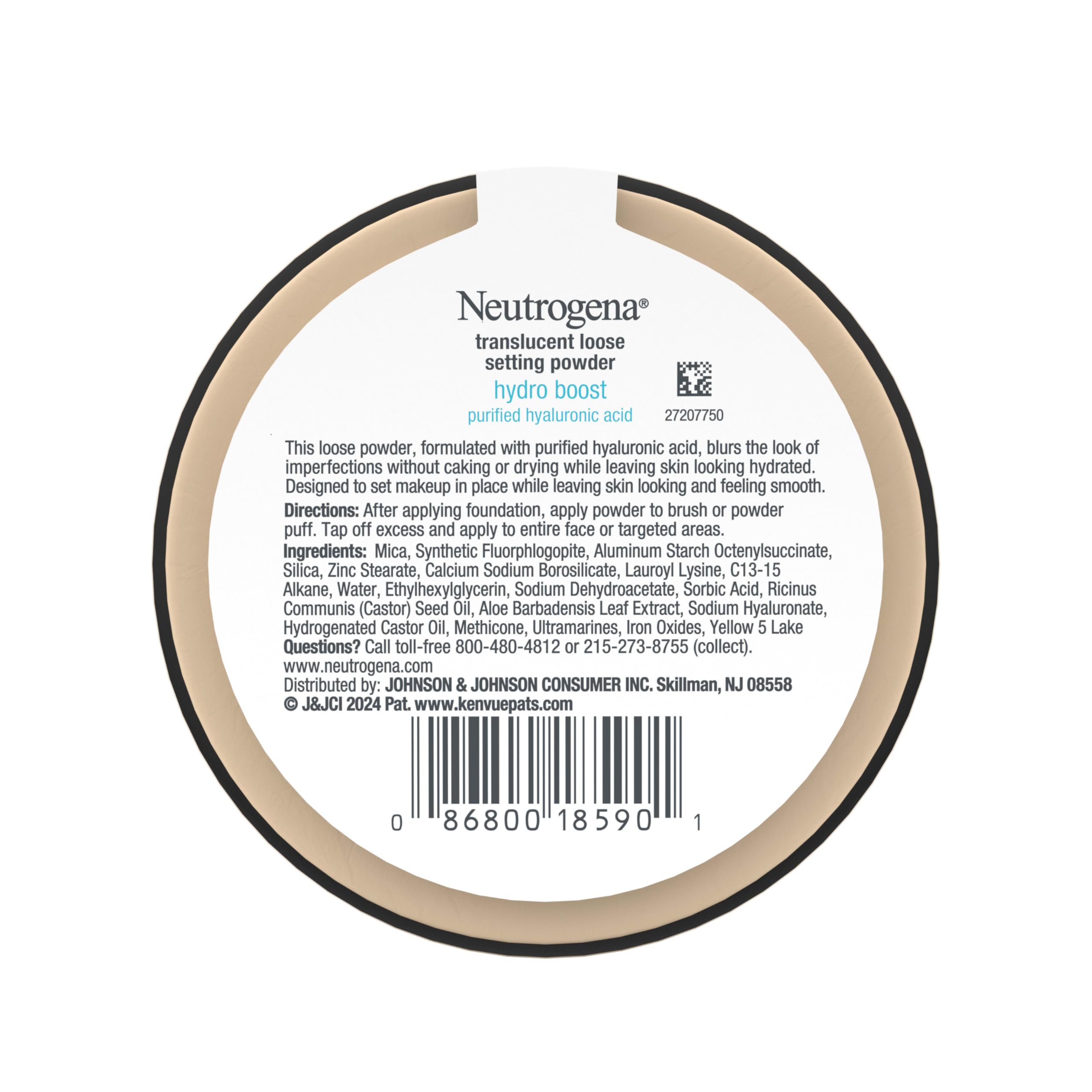 Neutrogena Hydro Boost powder packaging shot communicates product protection and easy use.