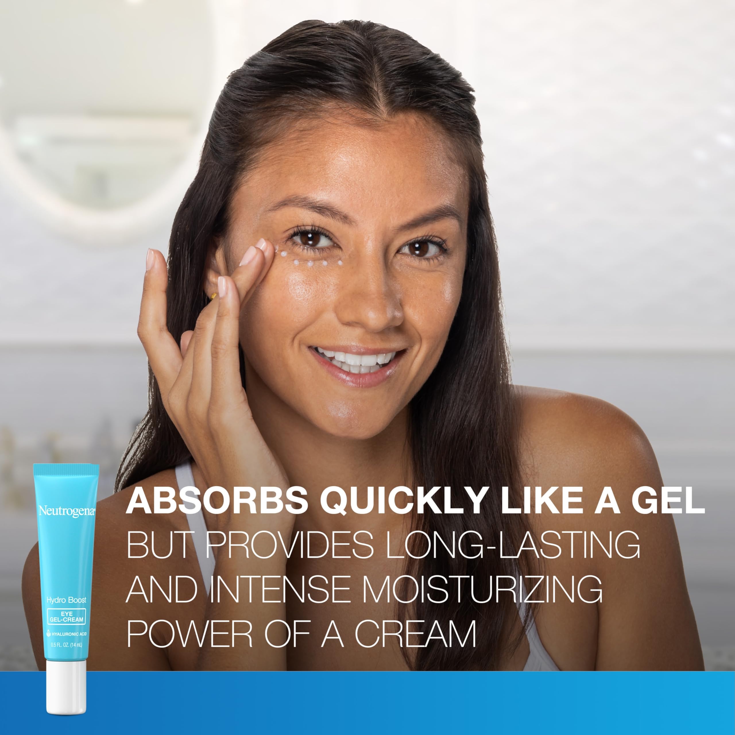 Fragrance-free Neutrogena Hydro Boost Under Eye Cream is comfortable for sensitive skin.