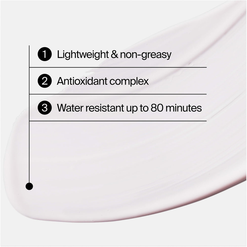 Label close-up on Neutrogena Invisible Daily Defense showing broad spectrum SPF 60+