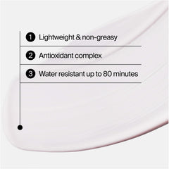 Label close-up on Neutrogena Invisible Daily Defense showing broad spectrum SPF 60+