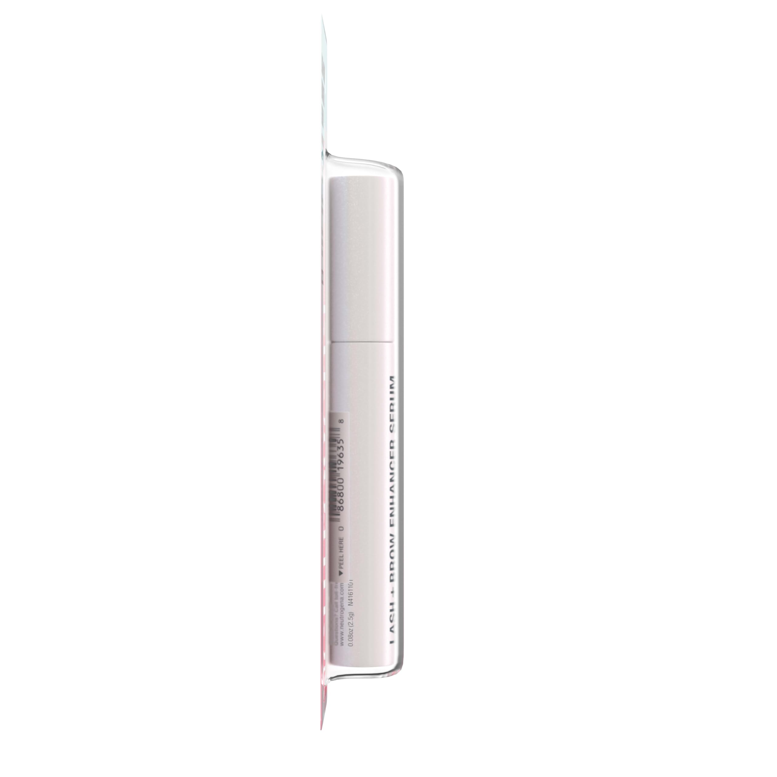 Neutrogena Lash + Brow Serum tube label visible for easy nightly use.