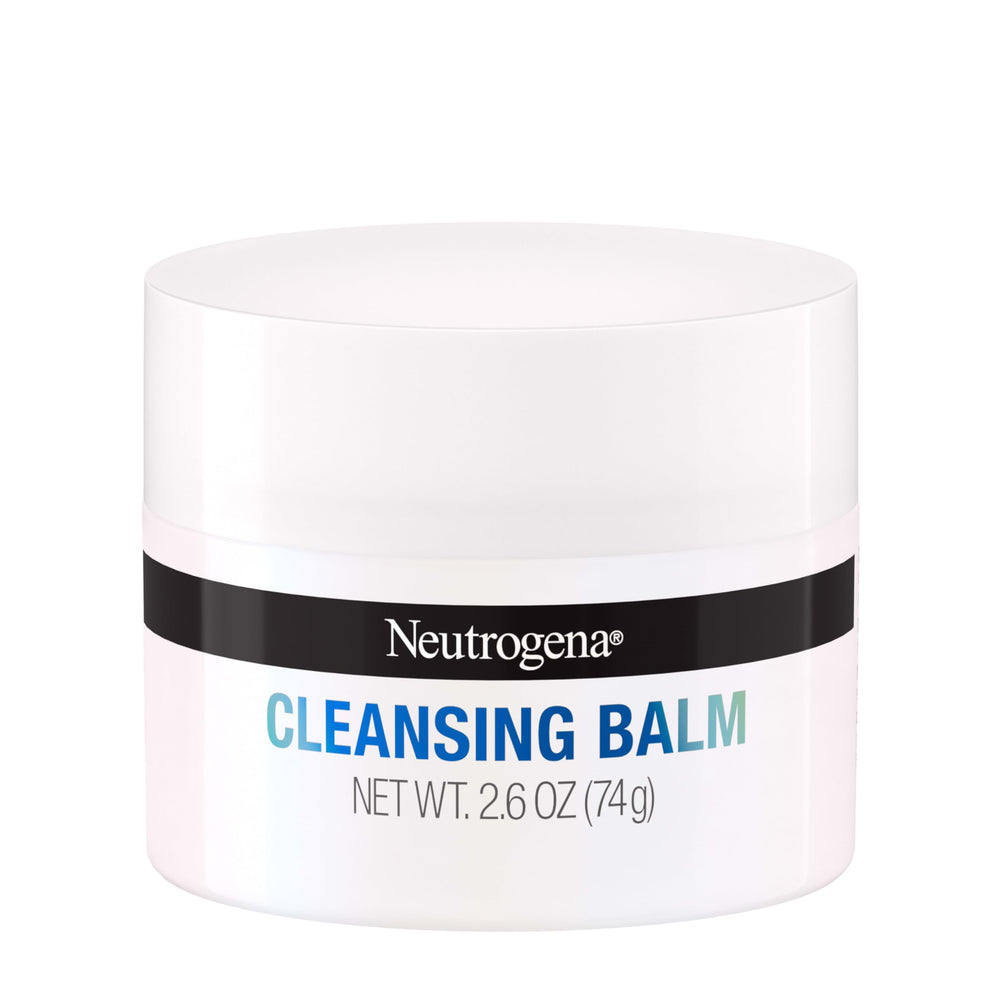 Neutrogena makeup melting cleansing balm tub packaging for easy daily cleansing.