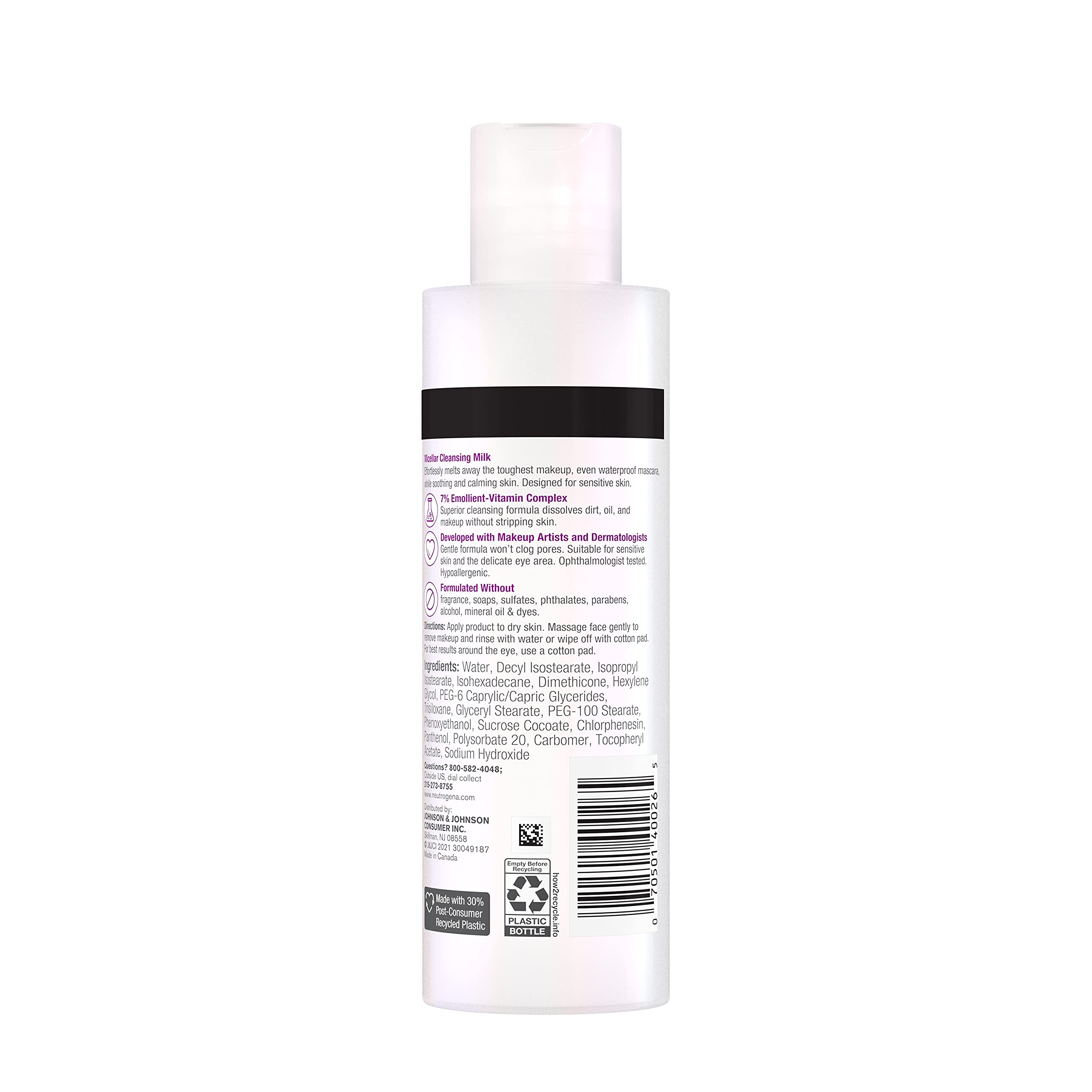 Neutrogena Makeup Melting Micellar Milk pH-balanced gentle cleanse