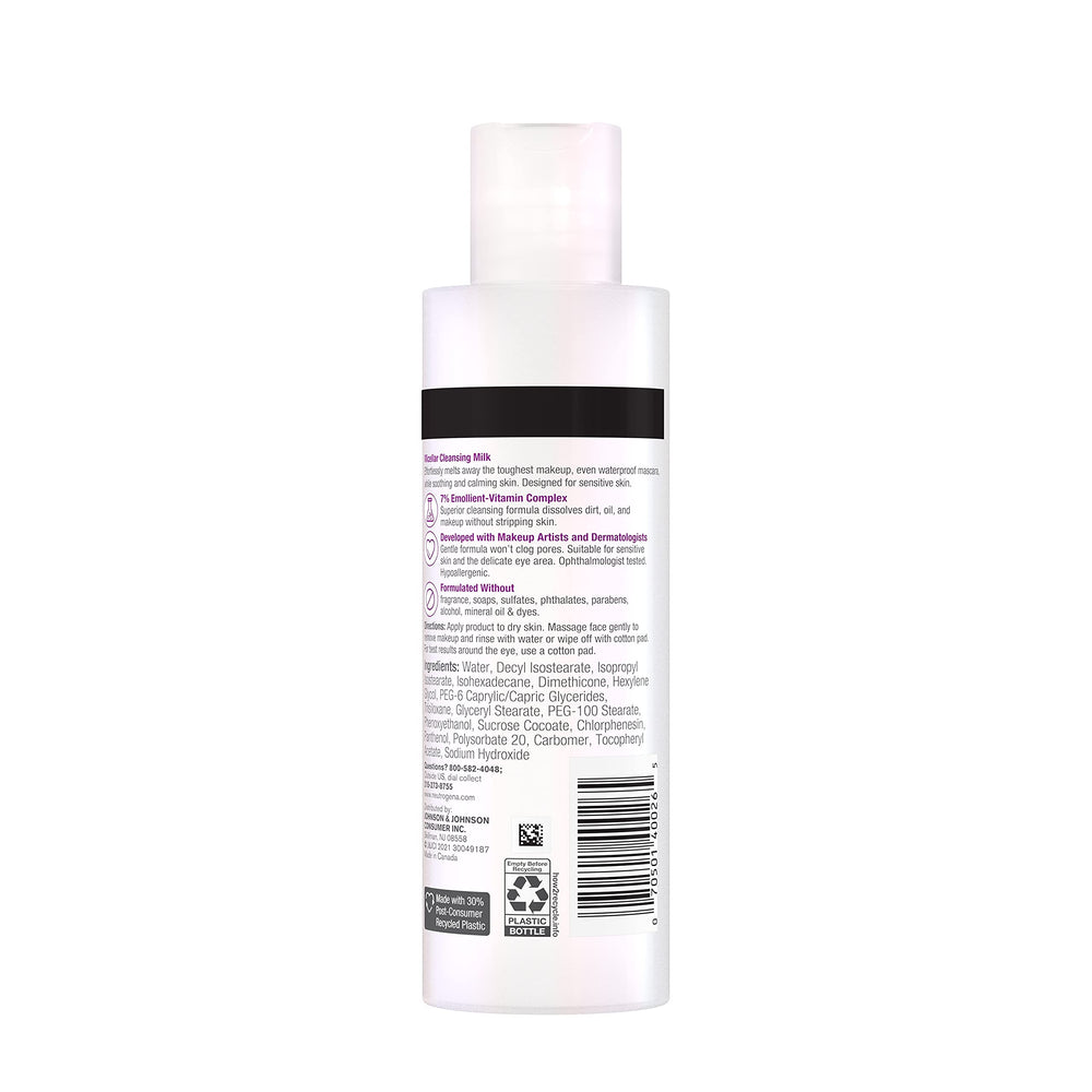 Neutrogena Makeup Melting Micellar Milk pH-balanced gentle cleanse