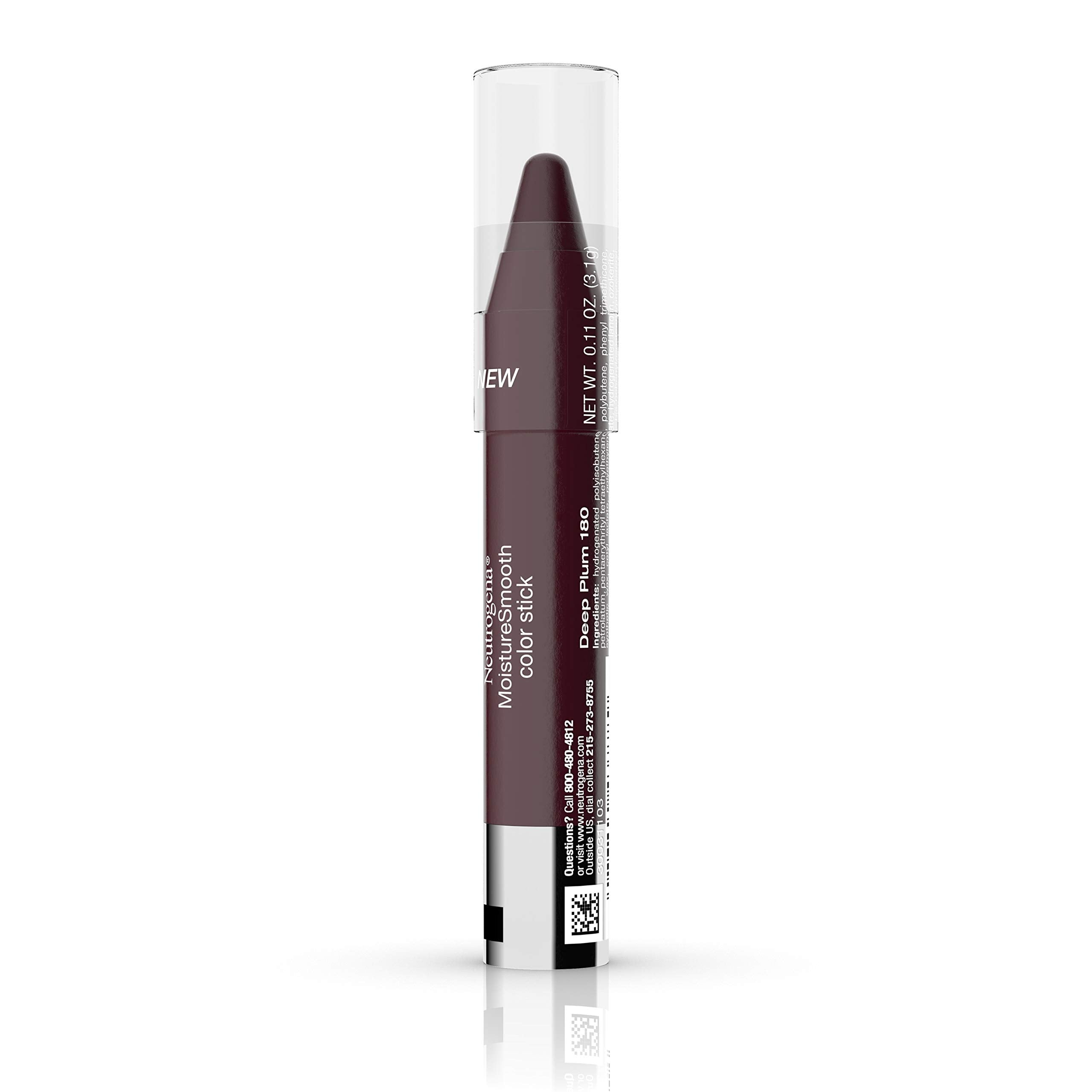 Neutrogena MoistureSmooth Twist-up design enables easy, precise lip color application.