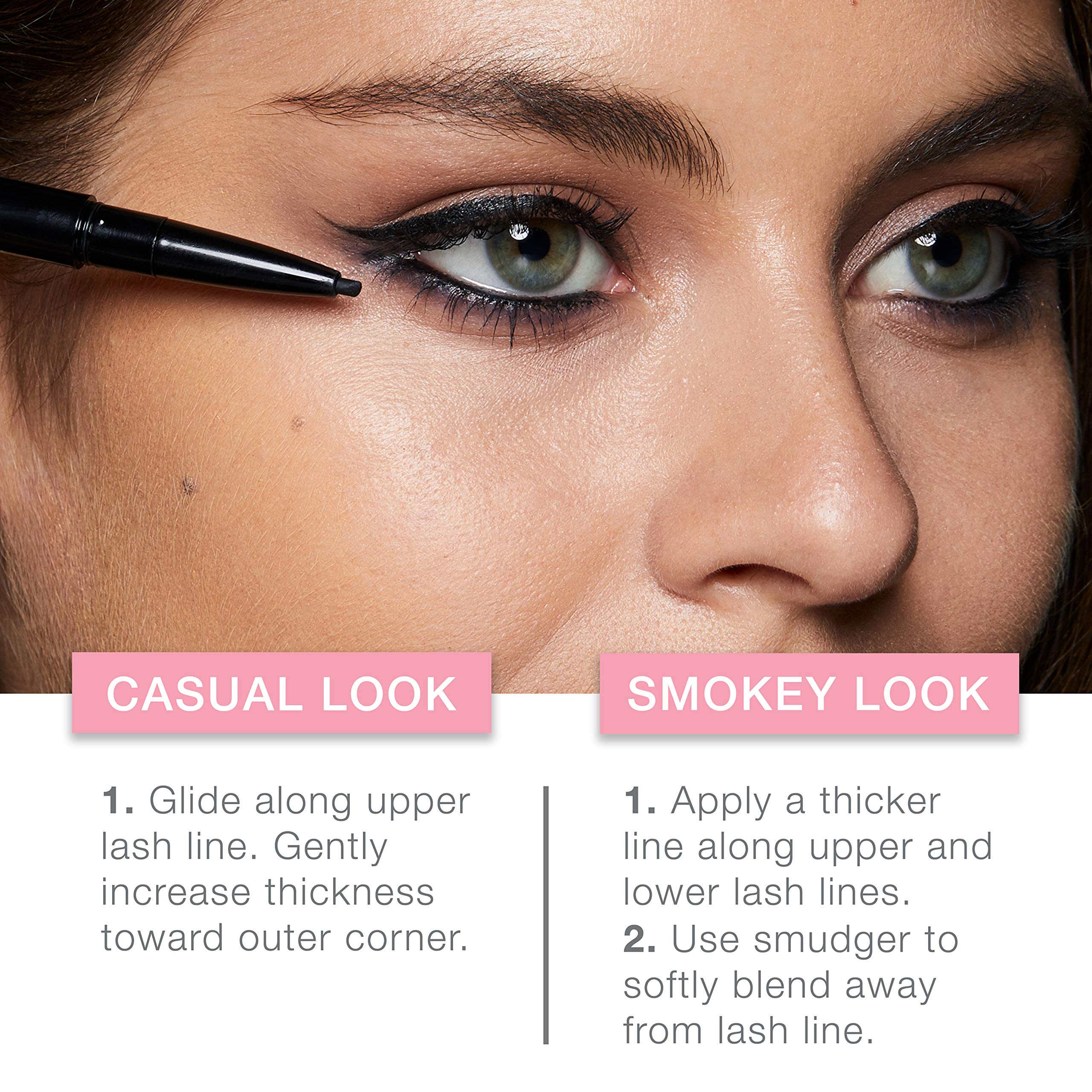 Neutrogena Nourishing Eyeliner with olive oil and rainforest shea butter nourishes.