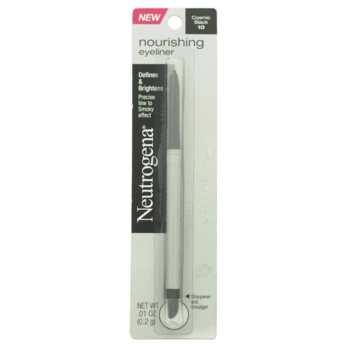 Neutrogena Nourishing Eyeliner Pencil built-in sharpener ensures precise application.