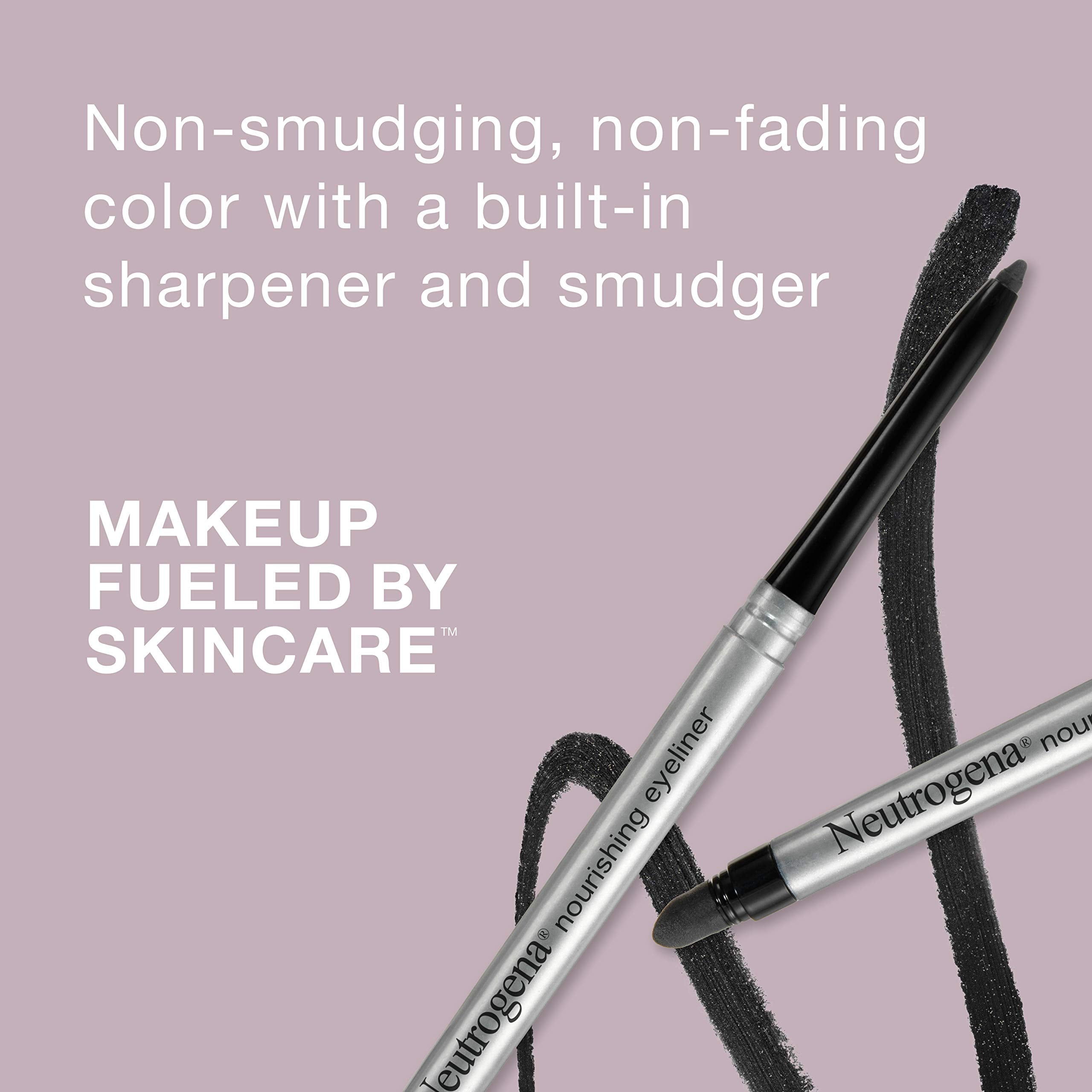 Neutrogena Nourishing Eyeliner Pencil contoured smudger creates a soft smoky look.