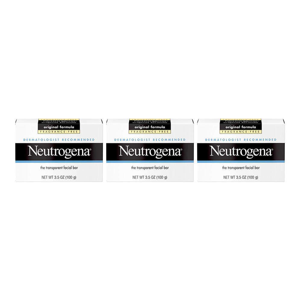 Neutrogena original-amber-bar-pack-of-3 demonstrates fragrance-free daily cleansing option.