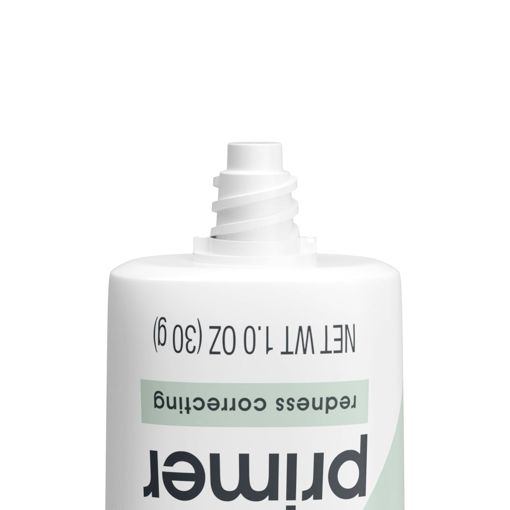 Close-up of Neutrogena primer blurring pores for a smoother look