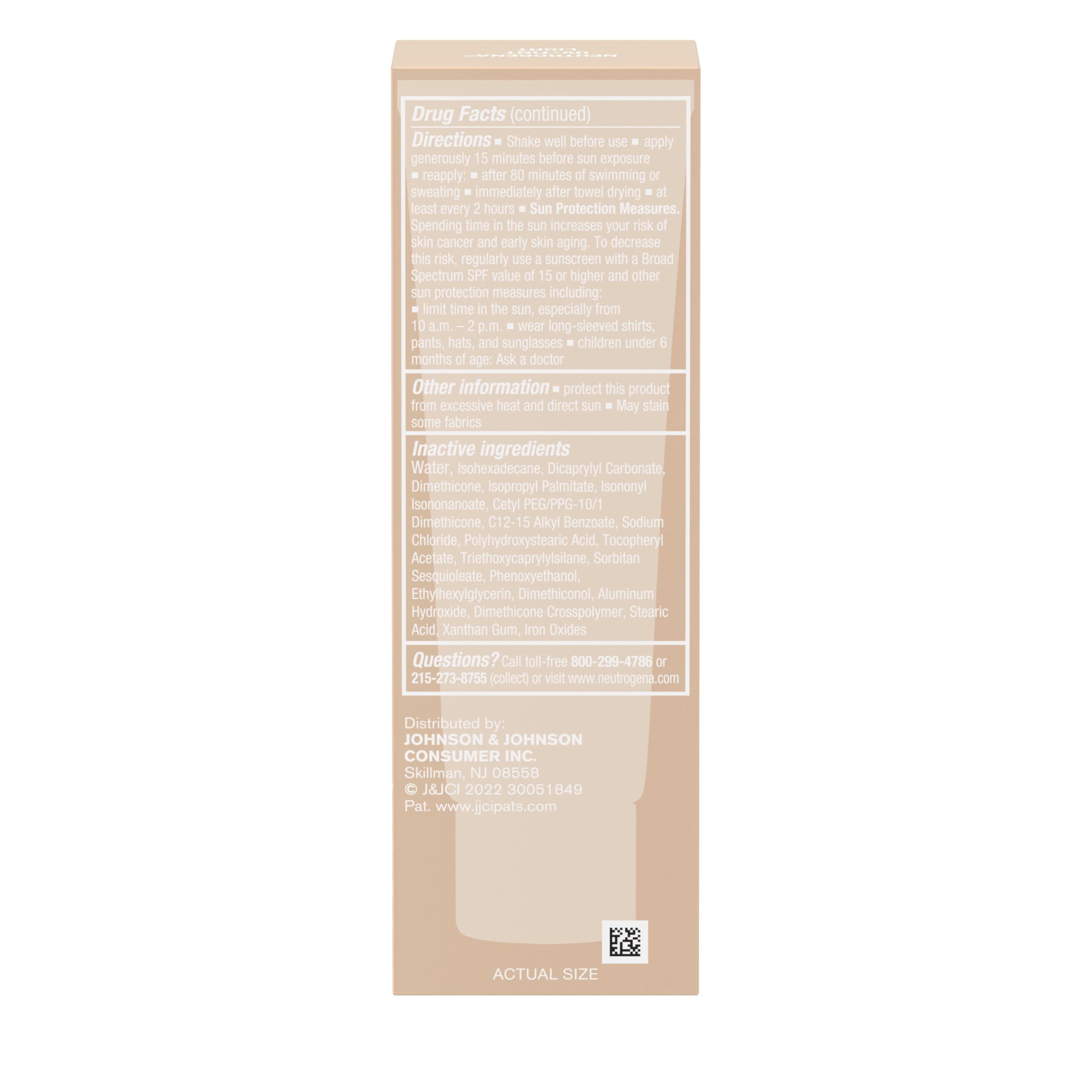 Neutrogena Purescreen+ Mineral UV Tint daily routine shot for everyday use