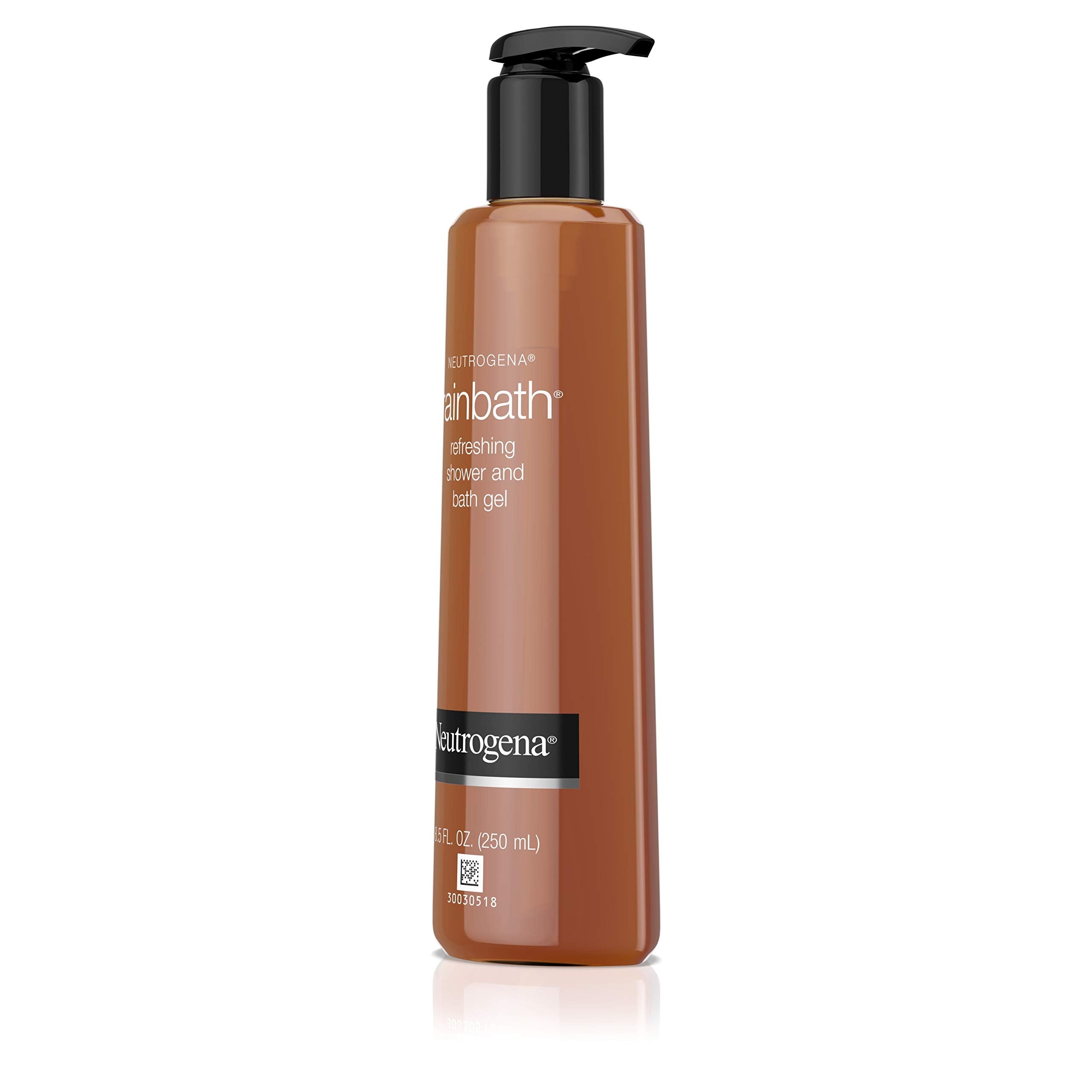 Neutrogena Rainbath Gel packaging showing multiple sizes.
