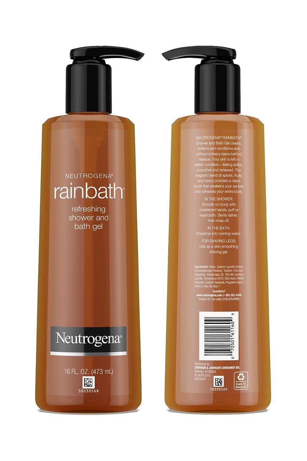 Neutrogena Rainbath Ocean Mist bottle delivers a refreshing scent for daily cleansing.