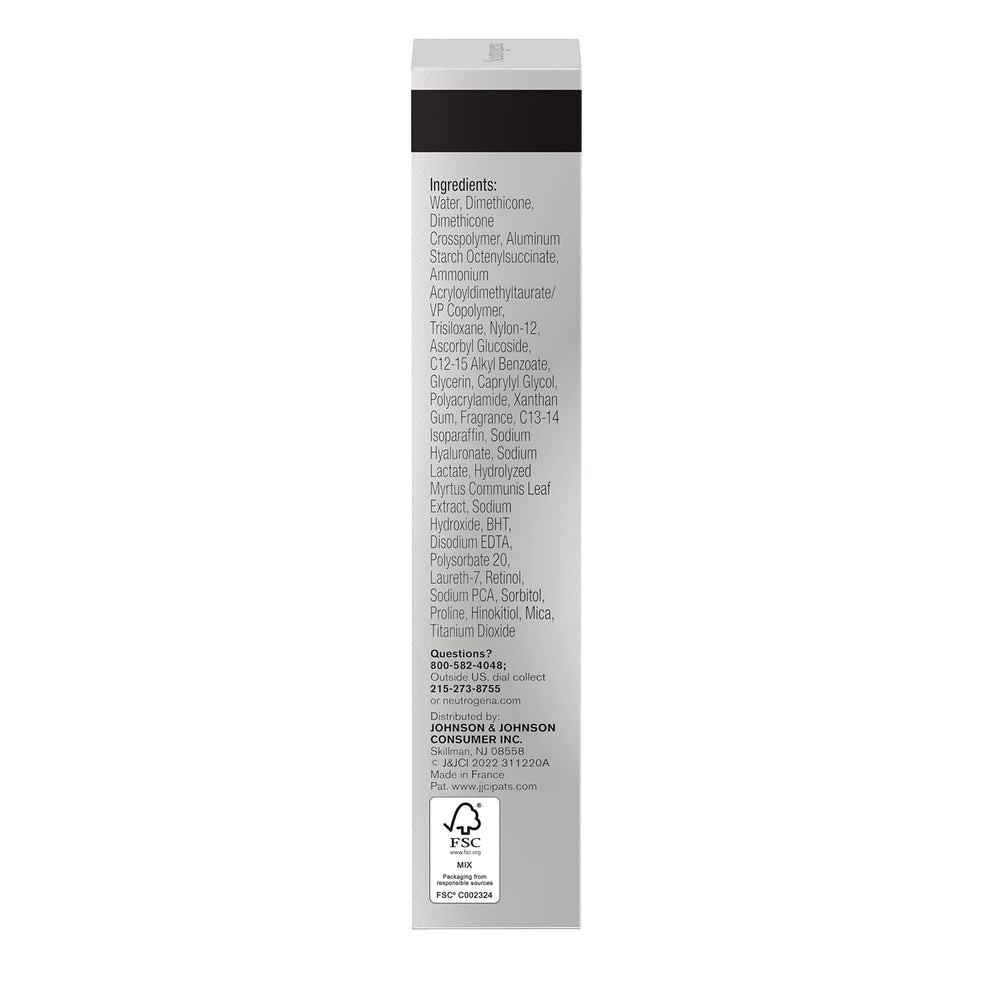 Neutrogena Rapid Tone Repair serum-application demonstrates nightly skincare ritual
