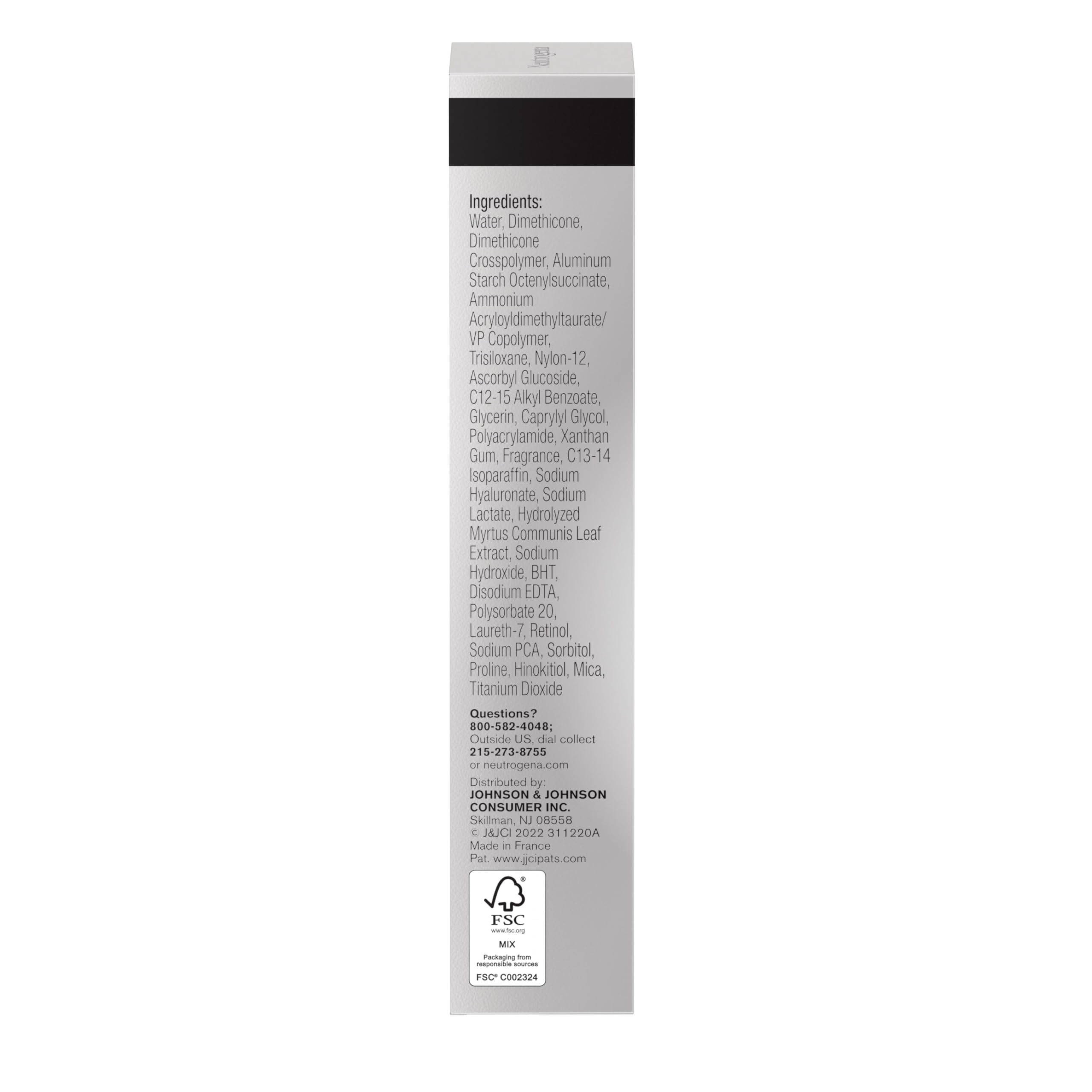 Neutrogena Rapid Tone Repair serum-front-label shows branding and product name