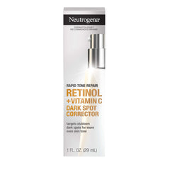 Neutrogena Rapid Tone Repair serum tube ready for daily use on clean skin