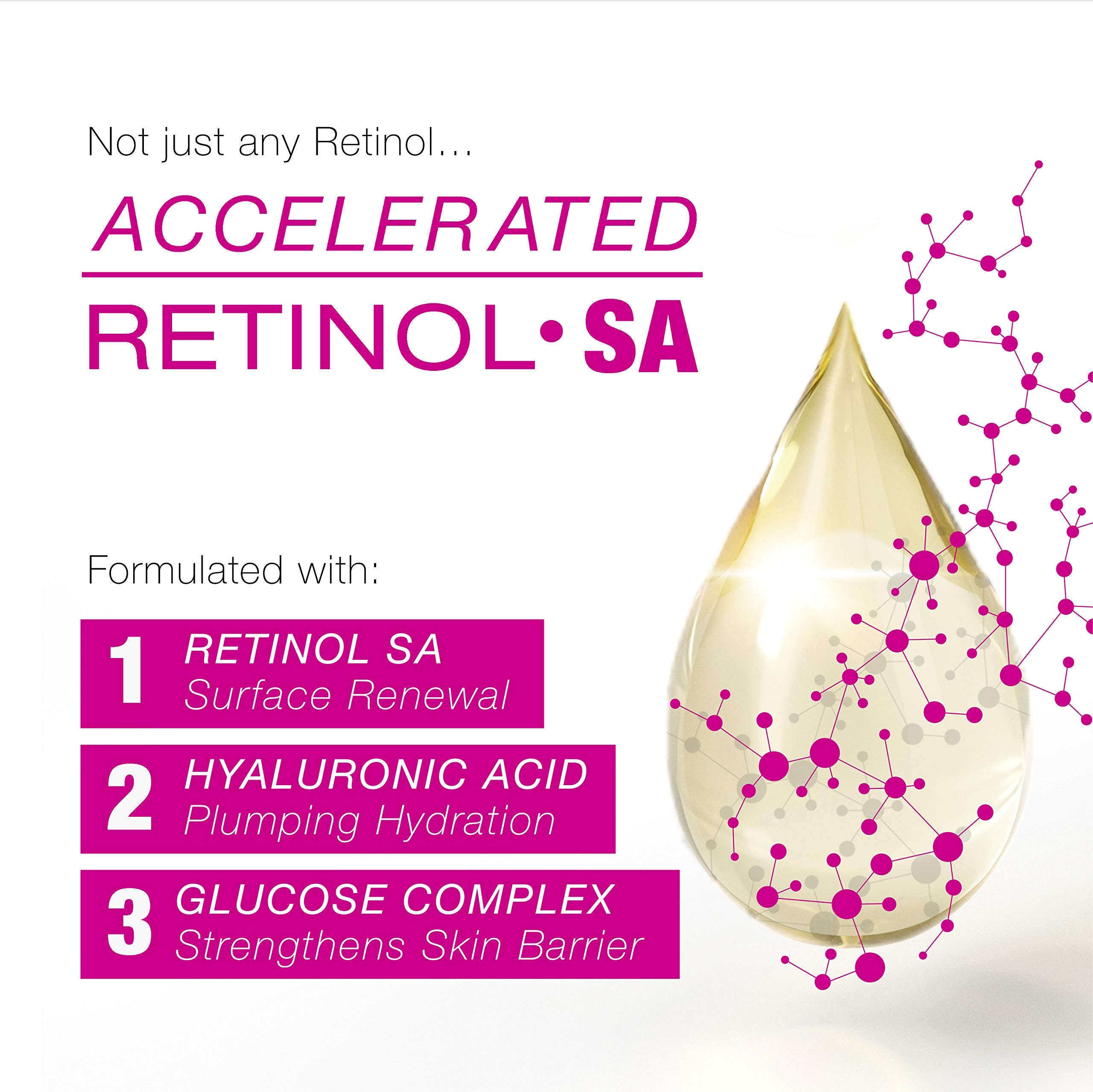 Neutrogena Rapid Wrinkle Repair retinol formula close-up on active ingredient.