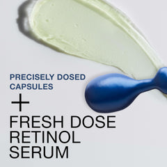 Neutrogena Rapid Wrinkle Repair bottle on vanity suggesting simple, mess-free daily routine.