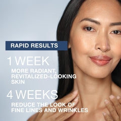 Neutrogena Rapid Wrinkle Repair fragrance-free label emphasizes hypoallergenic, non-irritating formula.
