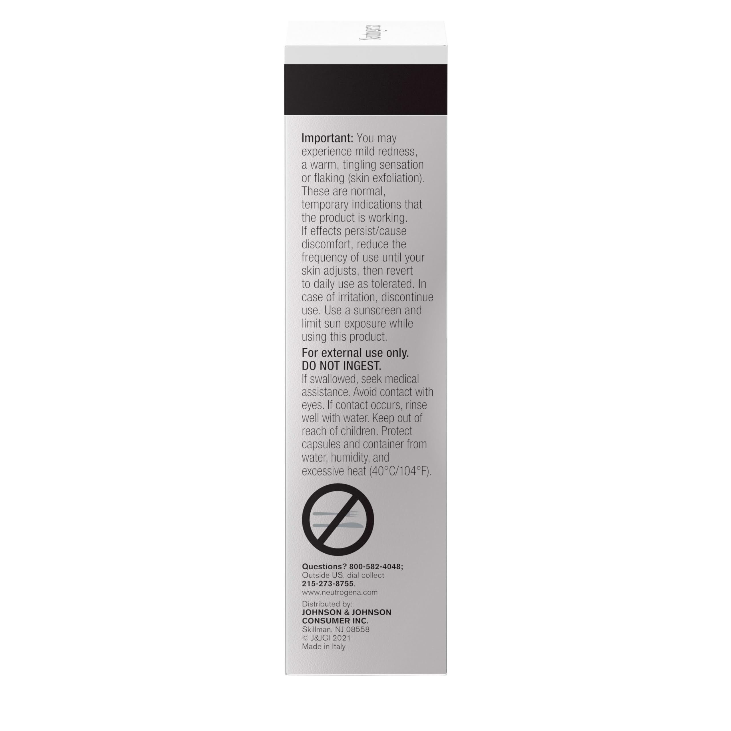 Neutrogena Rapid Wrinkle Repair testing hand demonstrating quick absorption and feel.