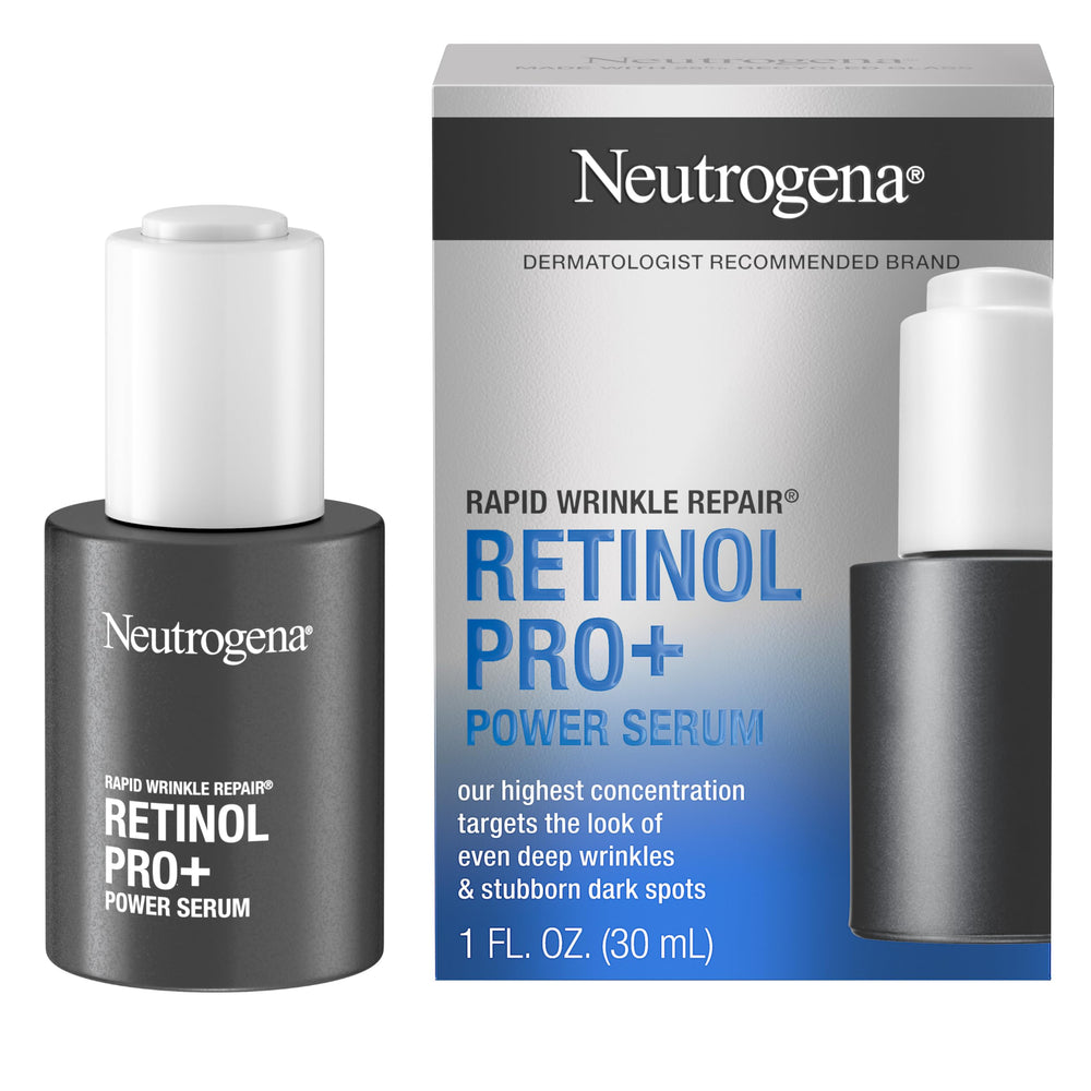 Neutrogena Rapid Wrinkle Repair serum bottle for daily anti-aging care