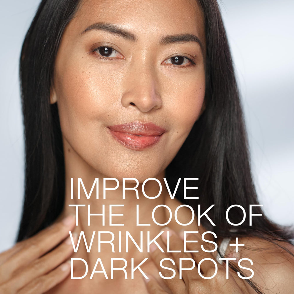 Dropper dispensing serum for precise nightly application