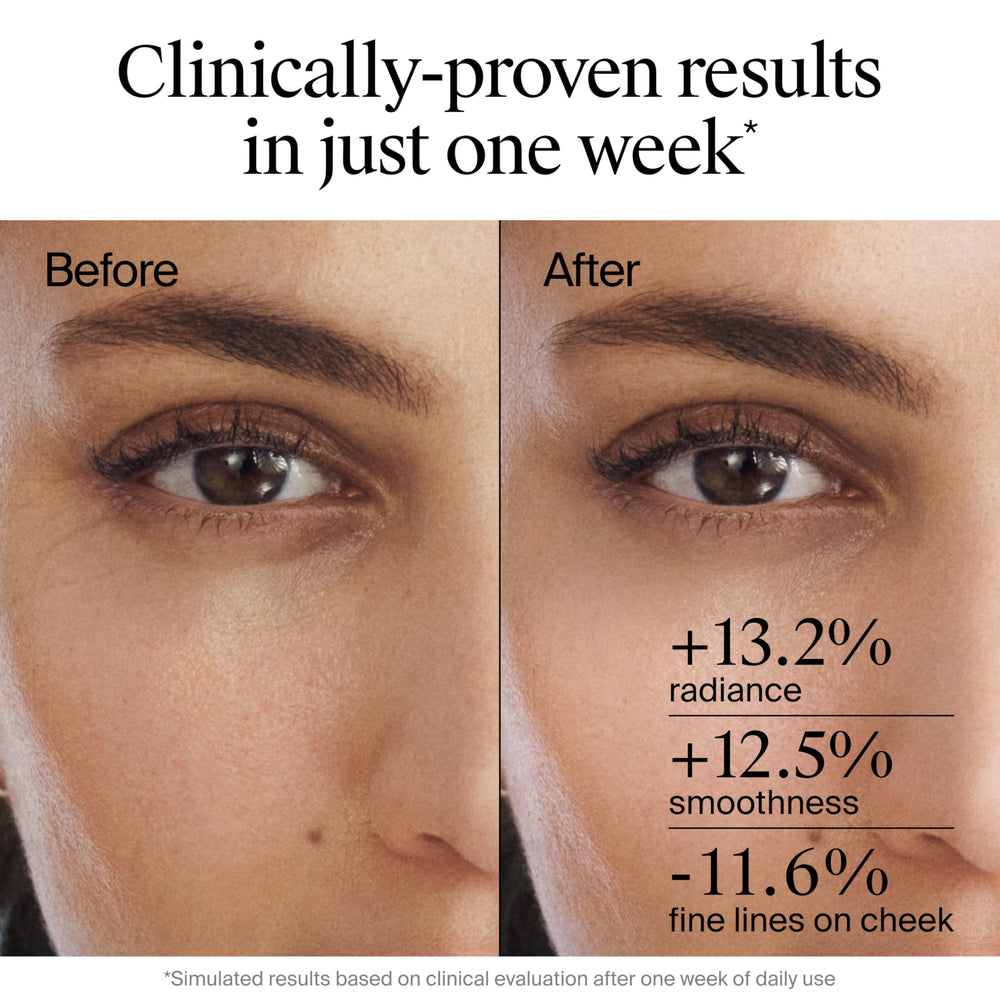 Neutrogena Rapid Wrinkle Repair serum texture conveys a lightweight, fast-absorbing formula.
