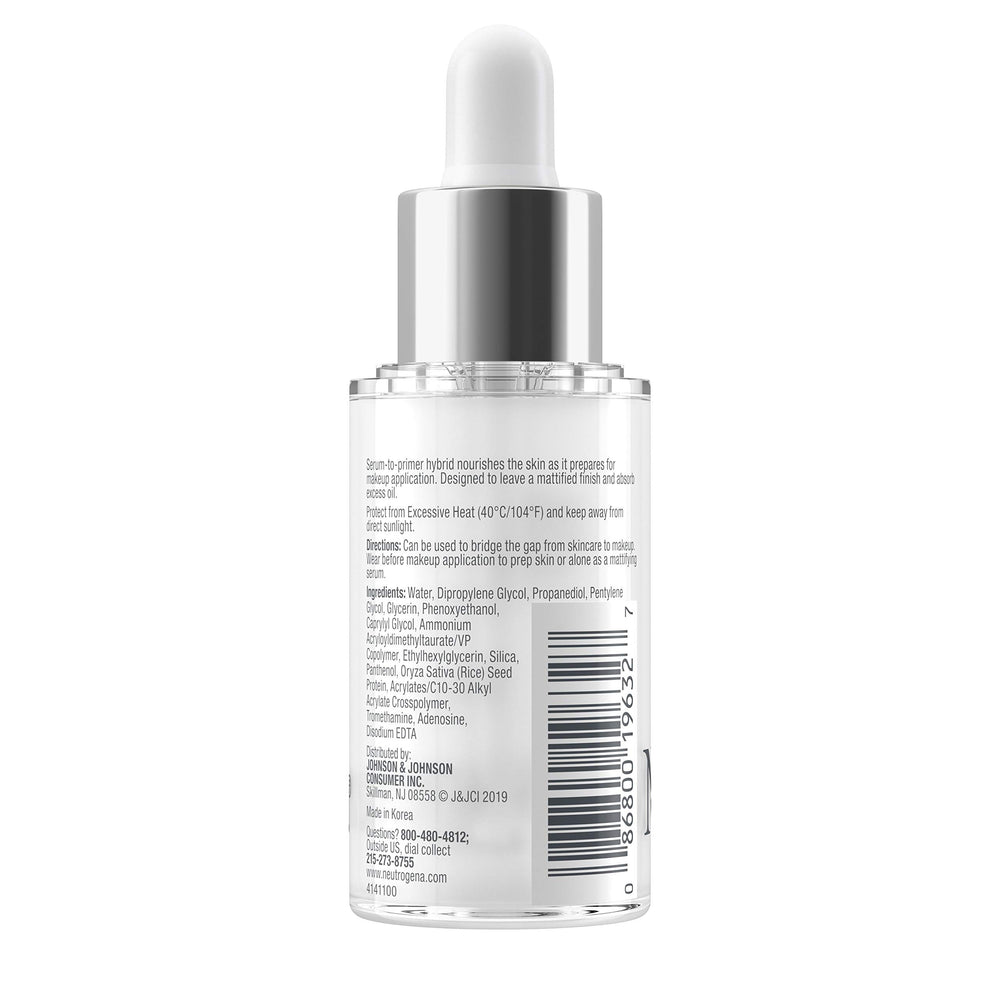 Neutrogena Shine Control Matte Booster on-display product photo for skincare-to-makeup prep.