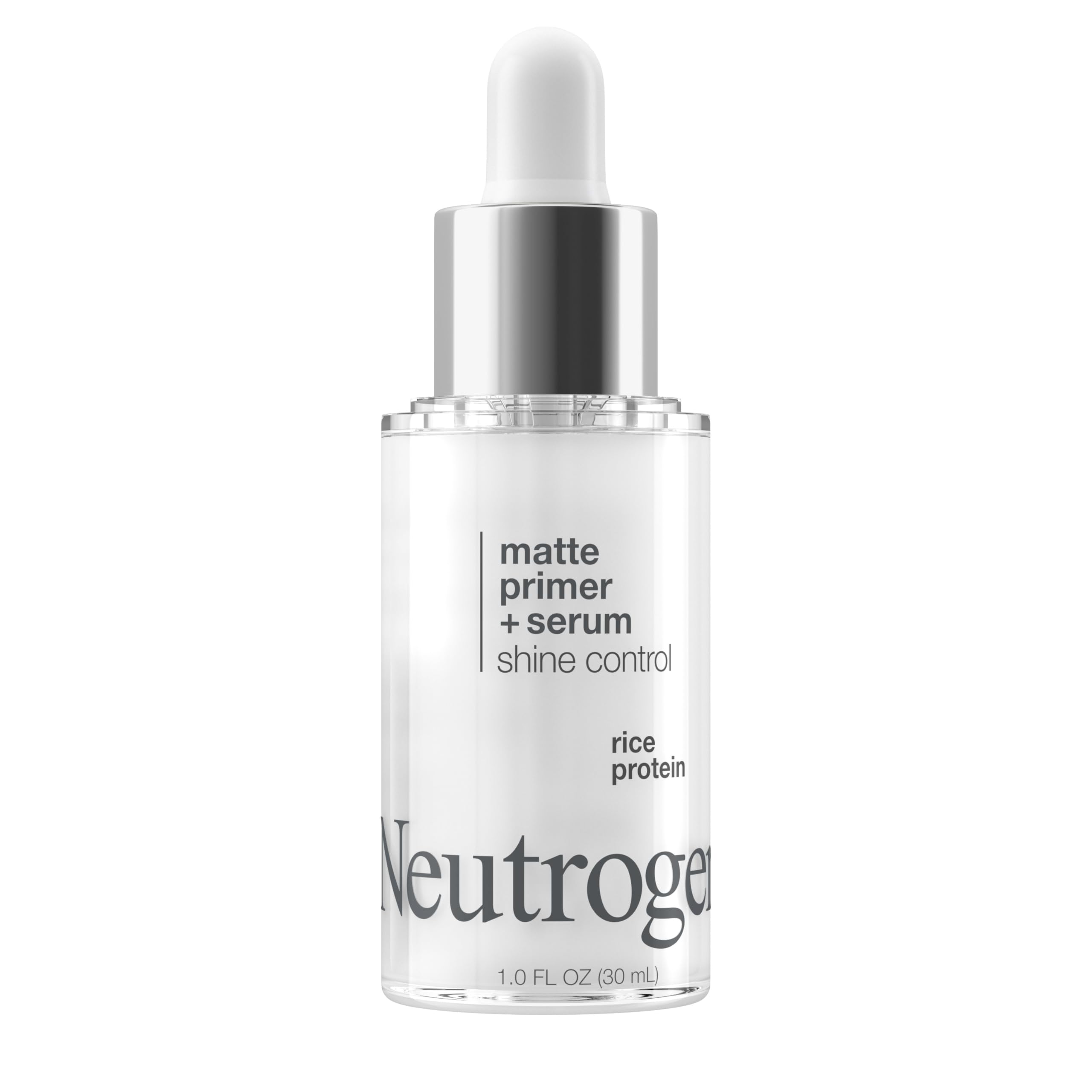 Neutrogena Shine Control Matte Booster skin surface matte finish demonstration.