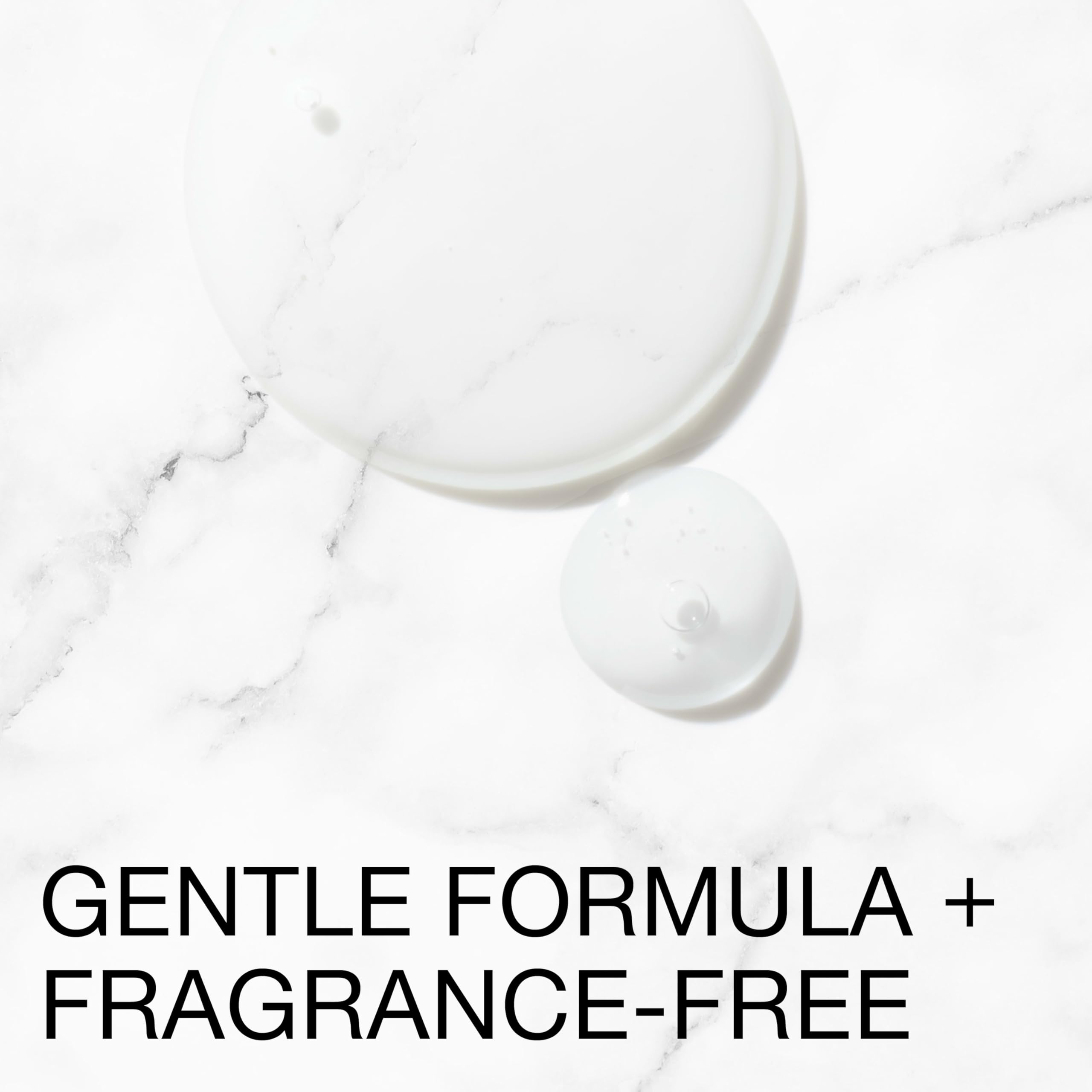 Neutrogena Skin Perfecting glycolic acid closeup communicates skin-brightening exfoliation.