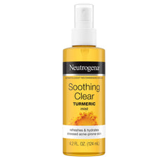 Neutrogena Soothing Clear Turmeric Mist packaging shown for oil-free hydration.