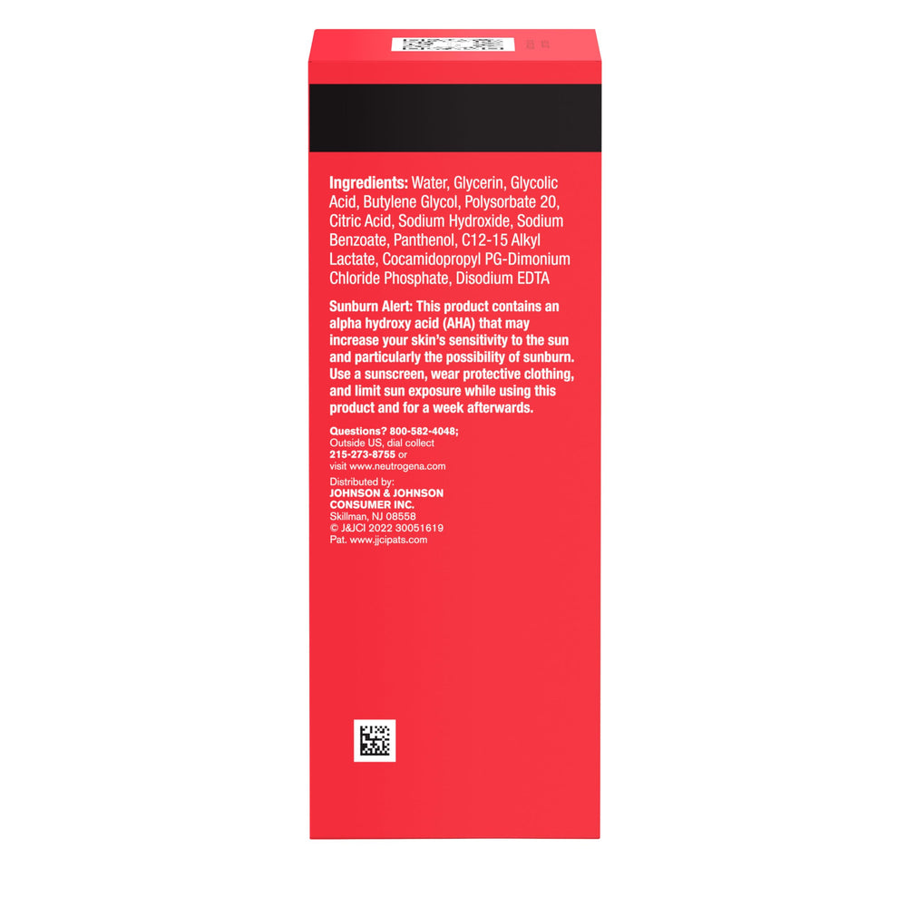 Neutrogena Stubborn Texture not tested on animals packaging and ethos