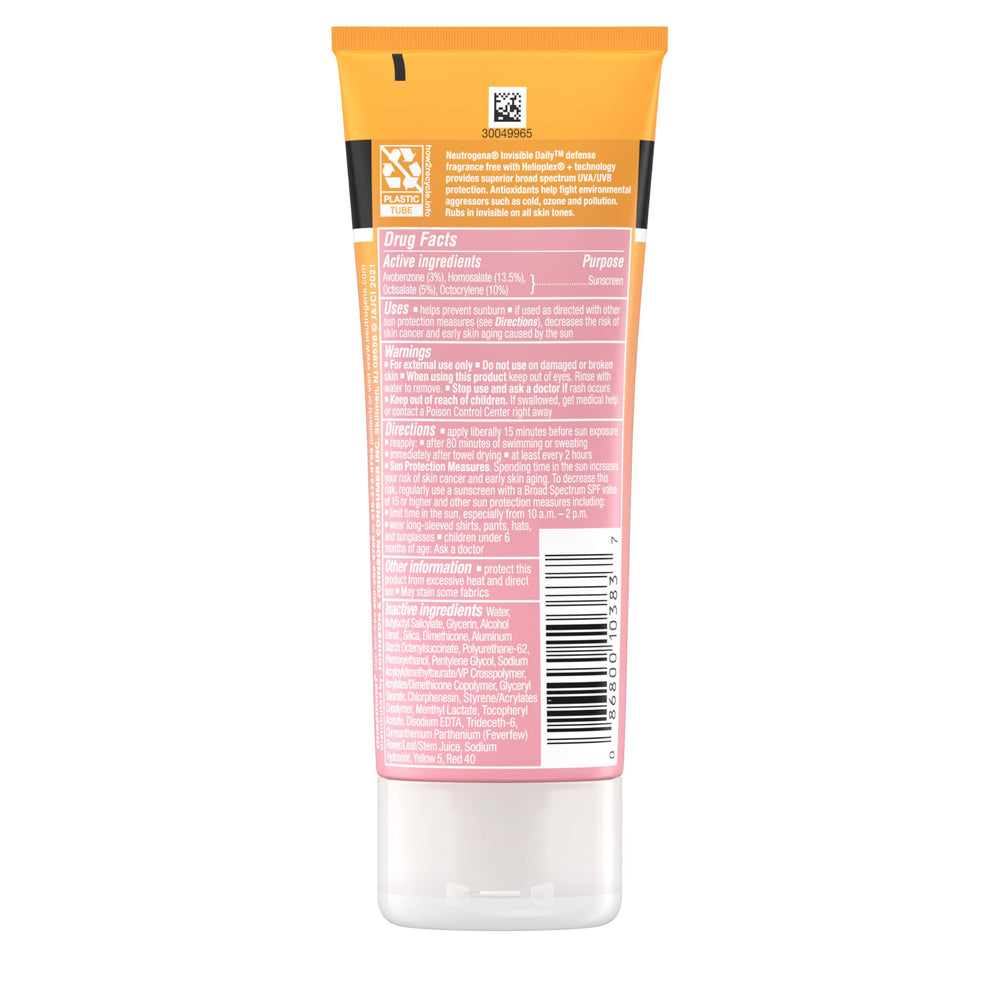 No white-marks finish on skin after applying Neutrogena sunscreen lotion.