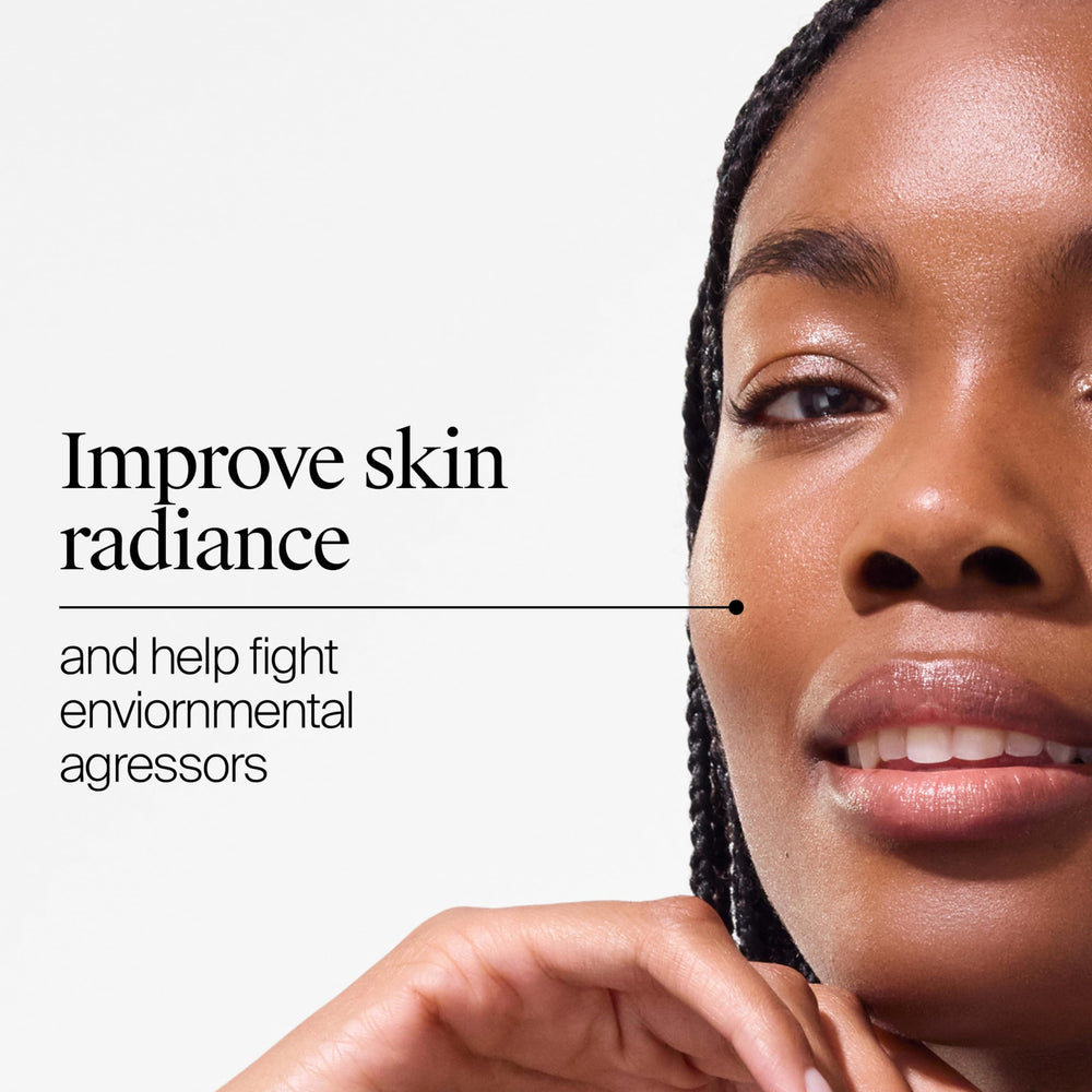 Neutrogena sunscreen lotion being spread evenly for quick-drying, no-white-marks finish.