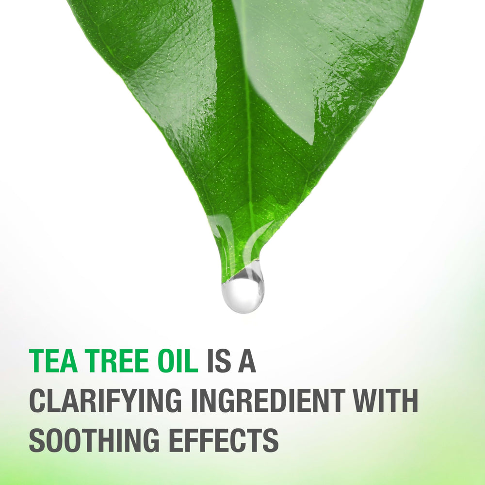 Neutrogena Tea Tree Oil Conditioner color-treated-safe label emphasizes gentle care for treated hair.
