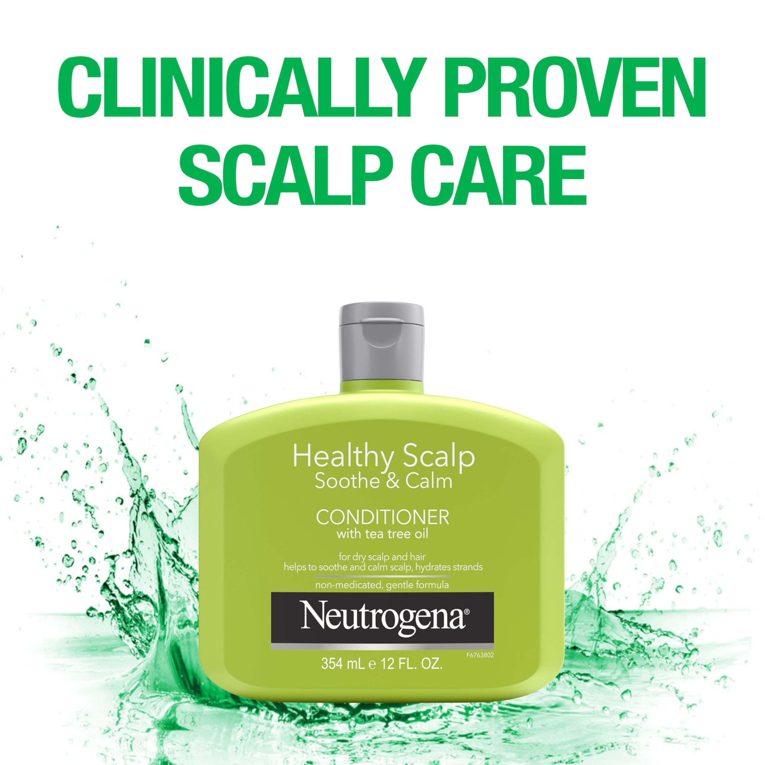 Neutrogena Tea Tree Oil Conditioner scalp refresh captures a cool, clean feeling after use.