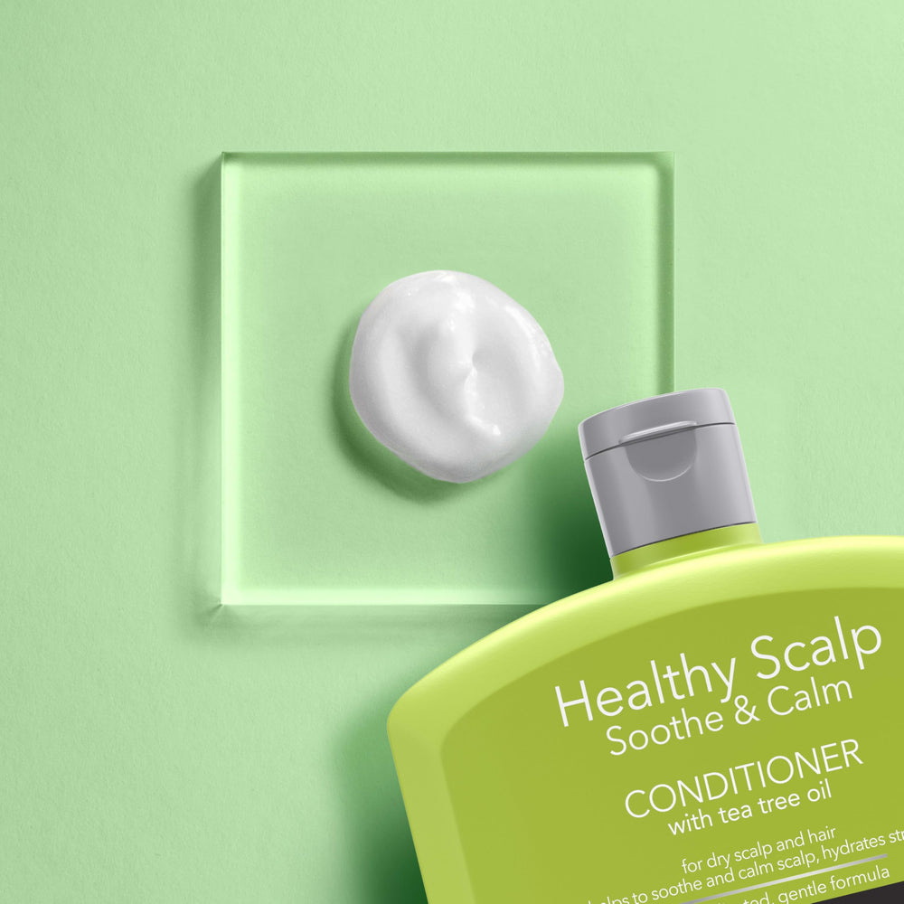 Neutrogena Tea Tree Oil Conditioner tea tree oil drop visual hints refreshing properties.